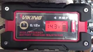 Viking Microprocessor controlled Battery ChargerMaintainer review [upl. by Iphagenia]