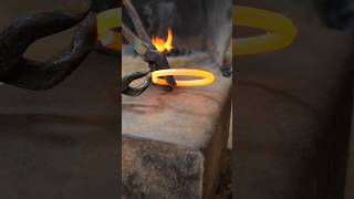 Making awl blacksmith forge diy shorts [upl. by Htrahddis]