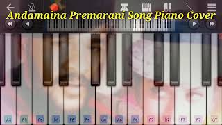 Andamaina Premarani Song Mobile Piano Cover 🎹🎸📯 [upl. by Kenney594]