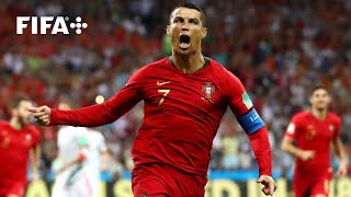 Cristiano Ronaldos Free Kick Goal vs Spain  2018 FIFA World Cup [upl. by Nnylecoj361]