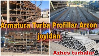 2023 Armatura Turba Profillar Azbes turbalar narxlari  Optim temir maxsulot ☎️905322929 ☎️906315151 [upl. by Adnoel]