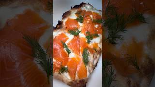 PINSA SALMONE 🤌🏼🍣🍕 pinsamammamia italian chef food tasty lunchbreak dubai [upl. by Perkin]