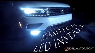 BEAMTECH LED Foglight Install  VW Tiguan [upl. by Lidia]