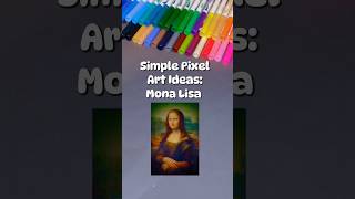 🍊 Easy Mona Lisa art shorts fypシ゚ art [upl. by Emily]