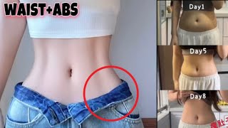 Exercises For Waist  Abs  Do it Everyday for a Smaller Waist  Get Effective Abs at Home 2023 [upl. by Ailugram]