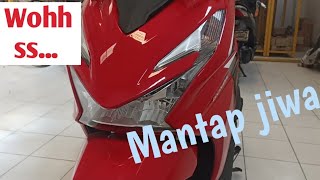 new honda beat new model hitam merah [upl. by Akoek310]