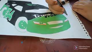 Comment Dessiner Dirkson DAgostino Cars trunk fresh 34 [upl. by Yanal]