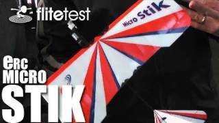 Flite Test  eRC Micro Stik  REVIEW [upl. by Ahdar]