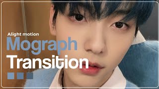 Alight Motion Mograph Transition  Tutorial 2 [upl. by Barber965]