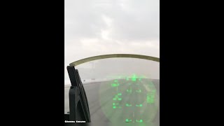 A View from F16 HUD❤❤F16 Cockpit😍😍 [upl. by Eskil391]