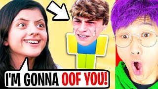 Girl BEATS BROTHER In ROBLOX What Happens Next Is Shocking LANKYBOX REACTS TO DHAR MANN [upl. by Juliann21]