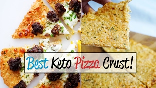 No Carb Pizza Crust Take Keto Pizza to the Next Level  Low Carb Pizza Crust [upl. by Eciruam642]