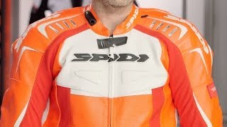 Spidi Track Wind Pro Replica Race Suit Review at RevZillacom [upl. by Tenneb534]