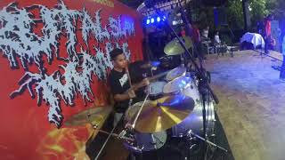 DISVIGURED  Drum cam Zam Zam live at Brutal Slam Maniac [upl. by Costanza746]