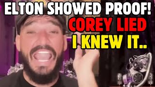 Elton Castee Showed PROOF Corey Scherer Lied [upl. by Yroffej]