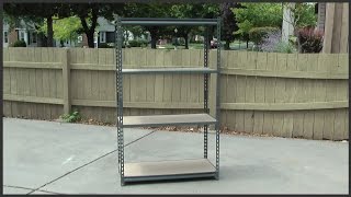 How To Assemble Metal Shelving [upl. by Nimref]