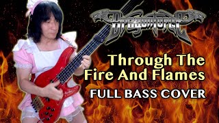 【DragonForce】Through The Fire And Flamesのベースをフルスラップで耐えてみた【FULL Ver】 [upl. by Harrak]