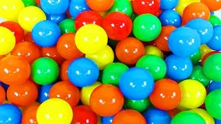 BALL PIT SHOW Learning Colors with a Ball Pit [upl. by Burne]