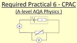 1556 Required Practical 6  Emf and Internal resistance CPACs [upl. by Ahtenak]