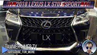 The all new 2018 LEXUS LX 570 F SPORT SUV overview in Full HD [upl. by Meenen]