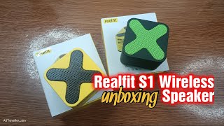 Realfit S1 Wireless Speaker  Realfit Mini Speaker Unboxing [upl. by Norre]