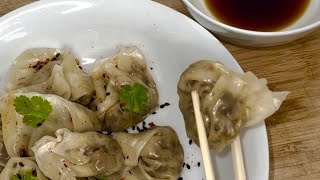 How to make Mushroom amp Tofu Dumplings 🥟😋 [upl. by Brandyn]