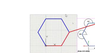 AutoCAD 2D L1 Ü4  Zeichnen von Polylinien mittels relativer polarer Koordinaten [upl. by Li]