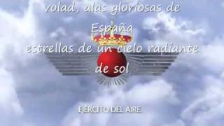 Himno ejercito Español del aire con letra [upl. by Trimble315]