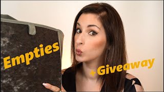 Kαλοκαιρινά empties part2  Giveaway Dimitras beauty channel [upl. by Aryas]