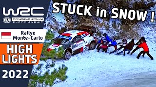 WRC Rally Highlights  Saturday Afternoon Day 3 WRC Rallye MonteCarlo 2022 [upl. by Islaen]