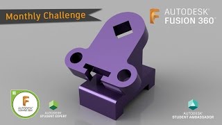 Fusion 360 Challenge of the Month APRIL 2017 [upl. by Madid]