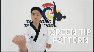 Green Tip Pattern by Taeseong Taekwondo [upl. by Marris]