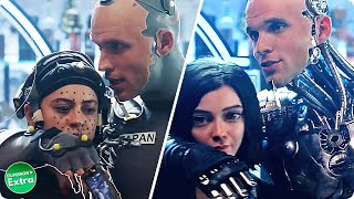 Hugos Fall Scene  Alita Battle Angel 2019 Movie Clip HD 4K [upl. by Ebonee]