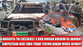 MOBIL TNI POLRI JADI RONGSOKAN SETELAH DI BAK4R SIMPATISAN KKB INI PENYEBABNYA [upl. by Sigismondo]