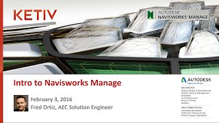 Webcast Intro to Navisworks Manage [upl. by Ailefo]