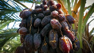 🌴 Shocking Dates Cultivation amp Farming in Desert🌴Dates Palm Farm and Harvest [upl. by Eelyam227]