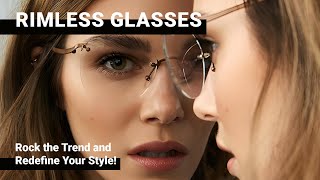 Rimless Glasses for Women Rock the Trend and Redefine Your Style [upl. by Latrice]