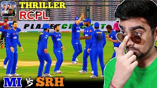 SUPER THRILLER WIN MI Vs SRH Hard Mode RC 24 Real Cricket 24 [upl. by Grory]