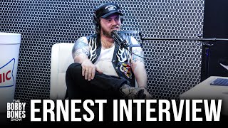 Ernest Talks About Writing Songs With Morgan Wallen Jelly Roll amp Kane Brown [upl. by Aniz]