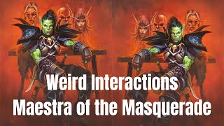 Maestra of the Masquerades weird interactions  Hearthstone [upl. by Cecilla877]