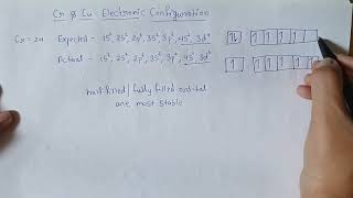 Cr and Cu electronic configuration Why chromium and copper have exceptional case [upl. by Farhi31]