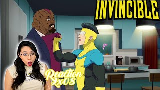 Invincible REACTION  2x08 [upl. by Blockus]