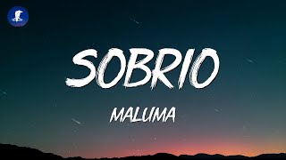 Maluma  Sobrio LetraLyrics [upl. by Natsirt]