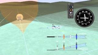 Aviation Animation  Flying an ILS approach  How The ILS system works in flight [upl. by Ecertap]