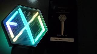 EXO LIGHTSTICK VER 30 WYTH APP TUTORIAL [upl. by Seppala]