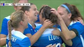 USWNT vs Costa Rica • Rock the Boat [upl. by Armstrong190]