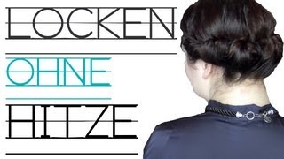 DIY Locken OHNE Hitze mit HaarbandMethode [upl. by Terrance197]