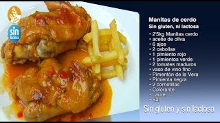 Receta de Manitas de cerdo sin gluten y sin lactosa como se hace [upl. by Khalid]