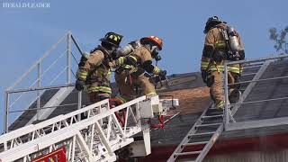 New fire training tower opens [upl. by Arbed]