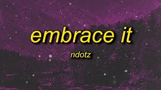 Ndotz  Embrace It Lyrics  miss if you got a bumper then shake it [upl. by Claude]